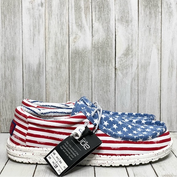 Hey Dude | Shoes | Hey Dude Mens Wally Stars N Stripes Shoes | Poshmark